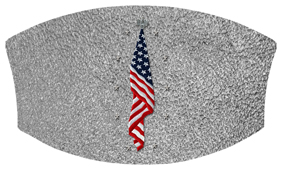 DNSWILL 421 SH SL Flag at Rest Shimmer Silver